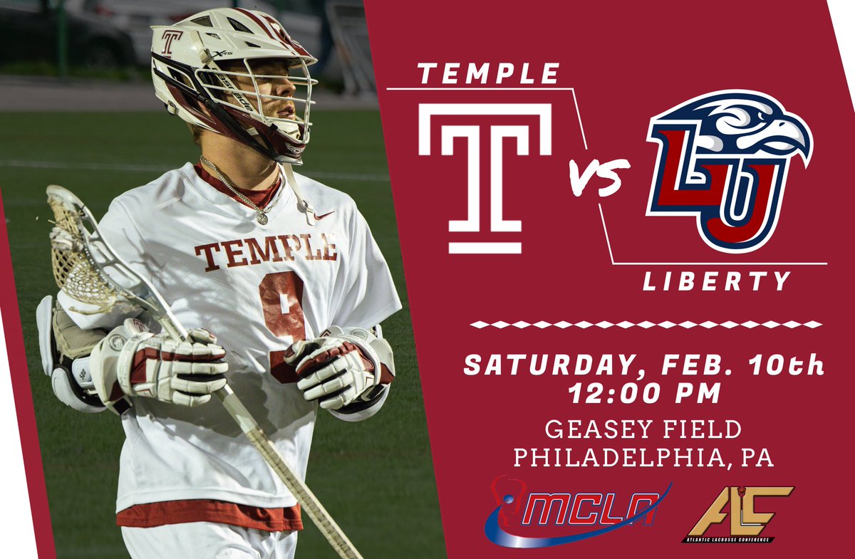 The Owls kick off the 2️⃣0️⃣2️⃣4️⃣ season tomorrow afternoon taking on the second-ranked Liberty Flames (<a href="/LibertyLax/">Liberty Men's Lacrosse</a>) on Geasey Field