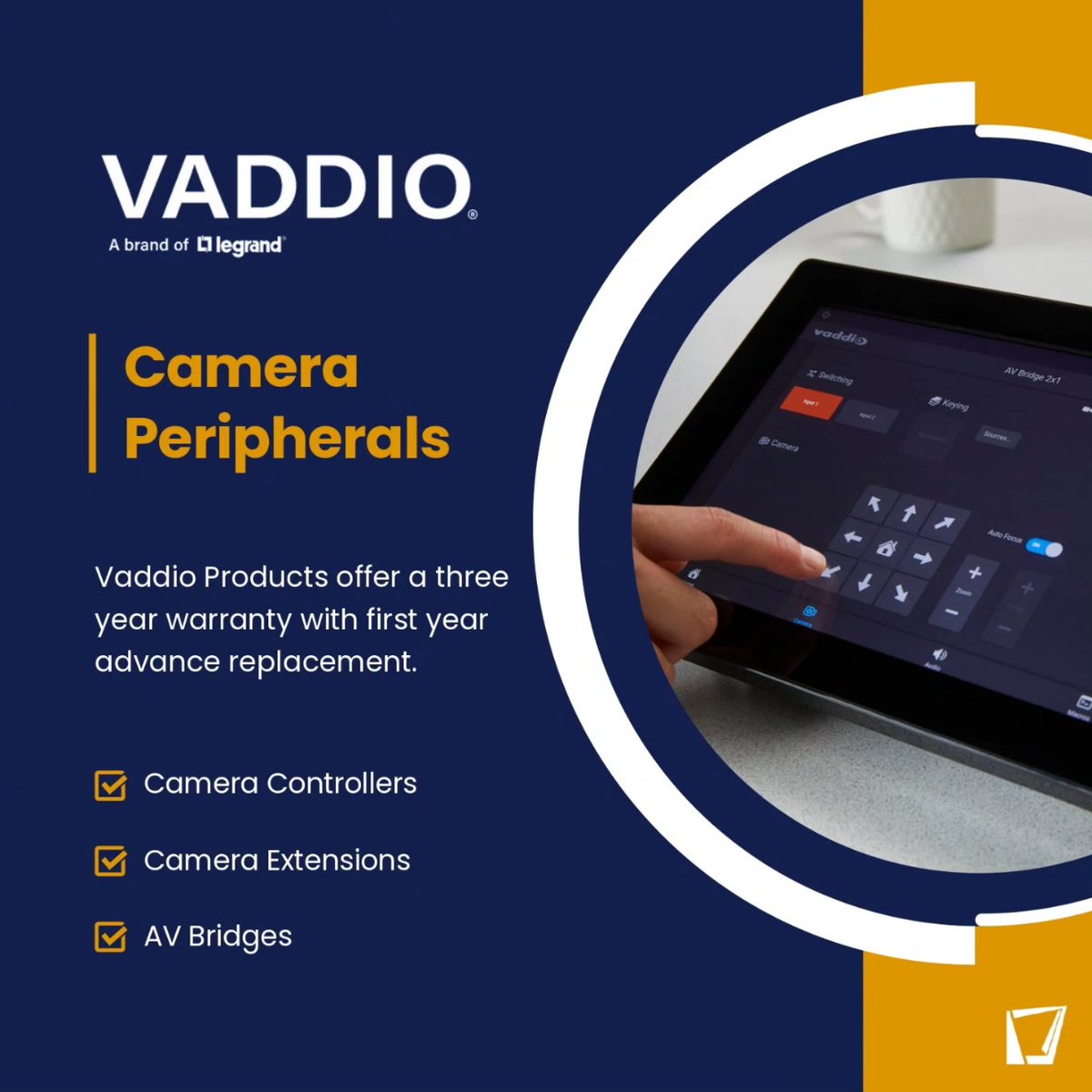 We love working with <a href="/datavisualinc/">DataVisual Marketing Inc.</a> - an industry leader in #AV distribution in #Canada! 🍁 They are dedicated to providing clients with best-in-class AV and #technology products and solutions. Leverage their industry experience, service, and expertise.
#FeatureFriday #Vaddio