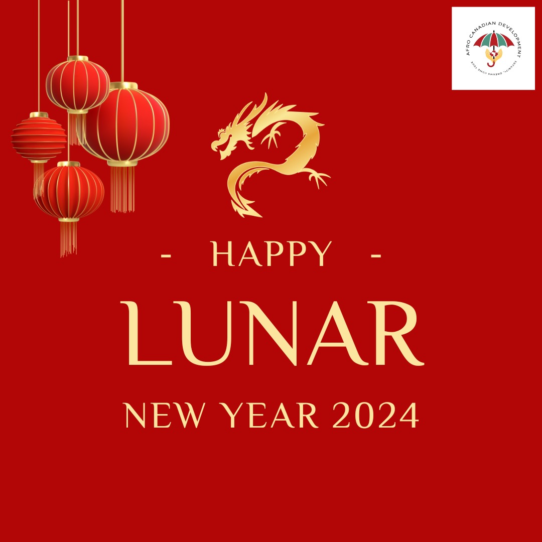 Afrocanadianinc's tweet image. Happy Lunar New Year, everyone! 🌙✨  Here&apos;s to new beginnings, cherished traditions, and the promise of brighter days ahead! 🎉🧧 #LunarNewYear #YearOfTheDragon #AfroCanadianDevelopmentInc #AfroCanadian