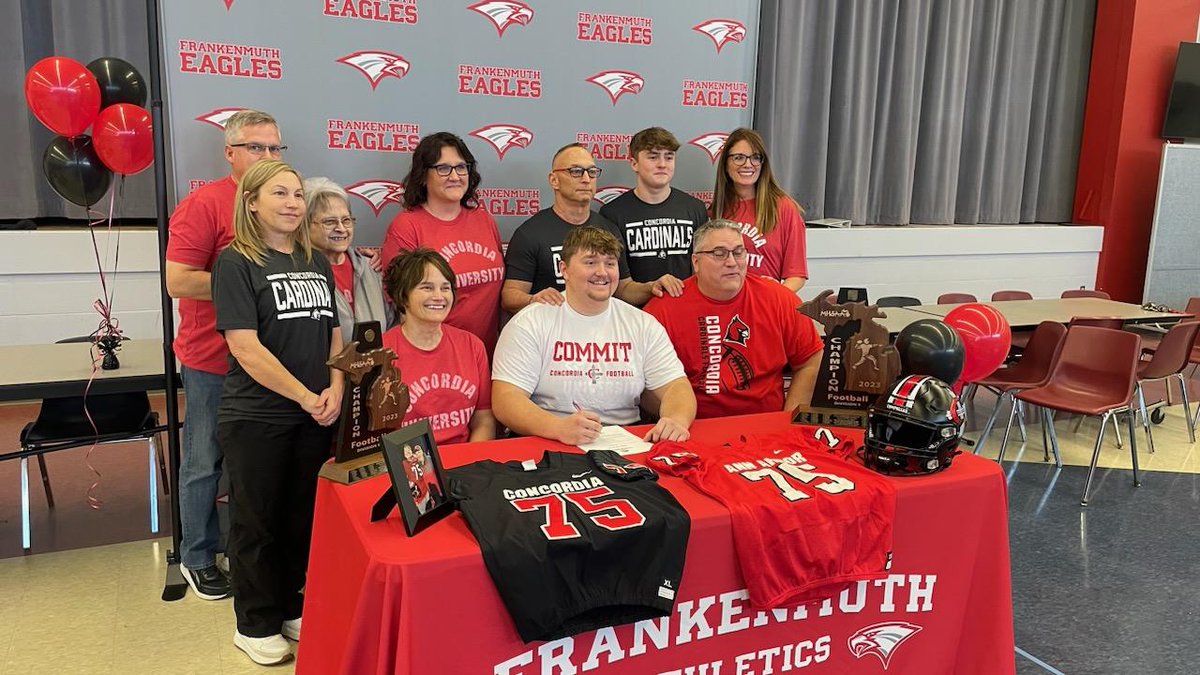 Two Eagles are flying out the nest as <a href="/colinmain5/">Colin Main</a> will be heading to <a href="/EMUFB/">Eastern Michigan Football</a> and <a href="/NateMcMillan8/">Nate McMillan⭐️👑</a> is taking his talents to <a href="/CUAA_Football/">Concordia Football</a>.

Hear from the <a href="/FMuthAthletics/">Eagle Athletics</a> standouts later tonight on <a href="/midmichigannow/">Mid-Michigan NOW</a>.