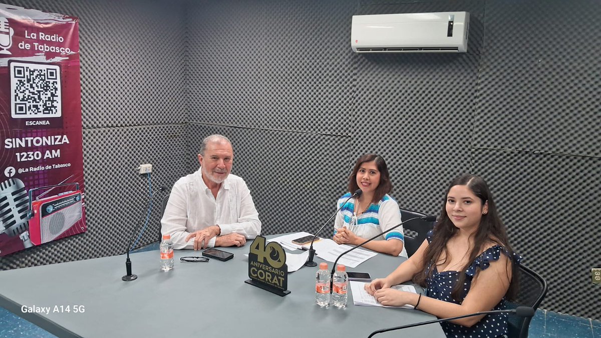 TVTenlinea's tweet photo. #Entérate🔴 El titular de @Turismo_Tabasco, José Antonio Nieves, nos visita en cabina de #RadioCorat, para hablarnos en #HashtagDePaseo sobre el premio de excelencia de Tabasco. https://t.co/Ut013HaGIW