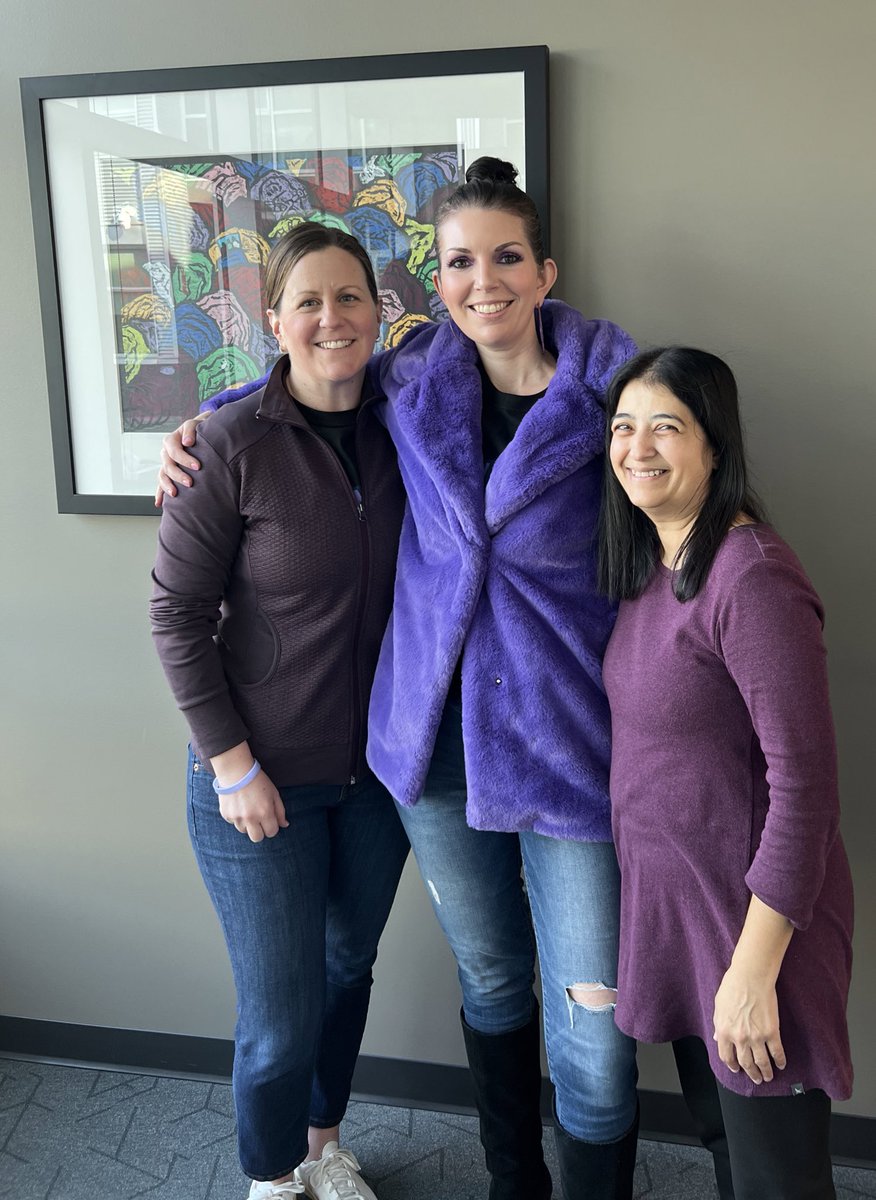 Thank you to <a href="/argyleschool/">Argyle Secondary</a> Principal Kim Jonat &amp; Office Staff - Jill for wearing purple to support PEDAW &amp; raise awareness for eating disorders that affect many people especially youth. I am also excited to work on an upcoming project together with Kim, <a href="/nsscbc/">NS Safety Council</a> &amp; partners! 💜
