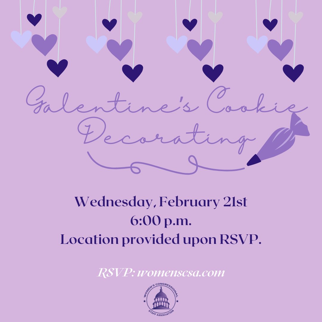 Join WCSA for some cookie decorating to celebrate all of our Valentines! Supplies will be provided!