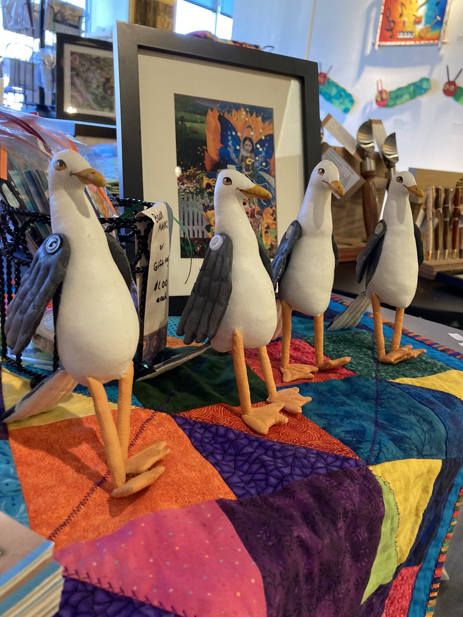 MargaritaVoice's tweet photo. A flock of seagulls arrived at @workspacemanch ! Find them at the gallery’s shop!
Available only through Work_Space, 903 Main St, Manchester Connecticut
#ctgalleries #galleryshop #seagulls #artdolls #limitededitiondoll #birds https://t.co/qO5g8MqmPo