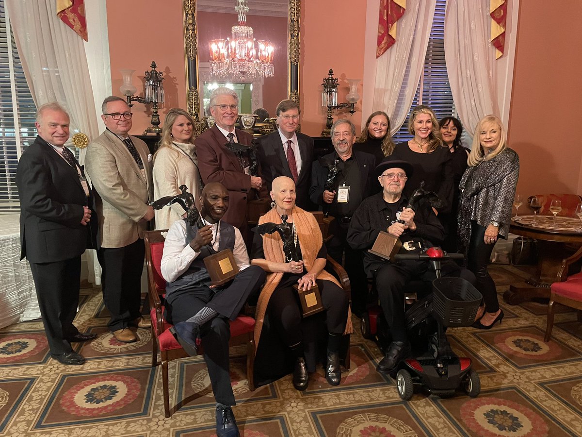 We had a wonderful time at the Governor’s Arts Awards. Congrats to each of the winners! Celebrating Mississippi’s creative spirit never gets old!