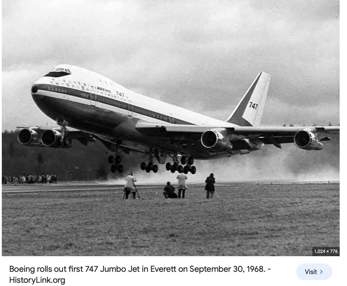 On this date, in 1969 the first #B747 took flight from Everett.  Fifty five years later it is still the #QueenoftheSkies!   

Long live the Queen!