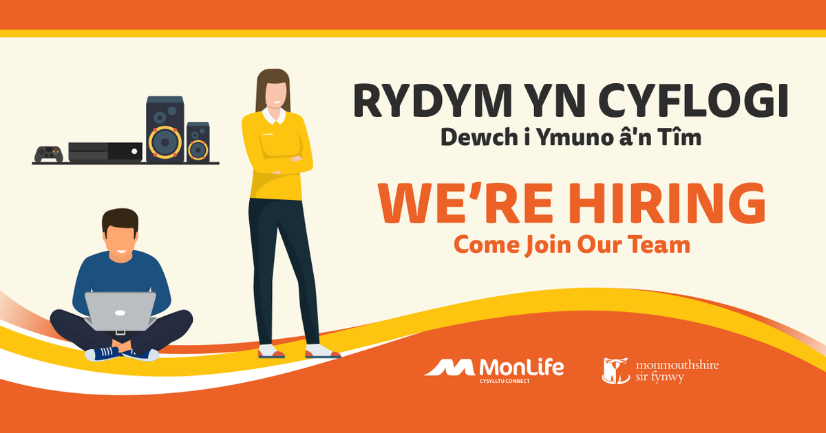 Mon_Connect's tweet photo. We're Hiring! MonLife are looking for enthusiastic individuals who are passionate about working with children and young people. 

Find out more : https://t.co/SMcn05HyRR https://t.co/25bct9GhHO
