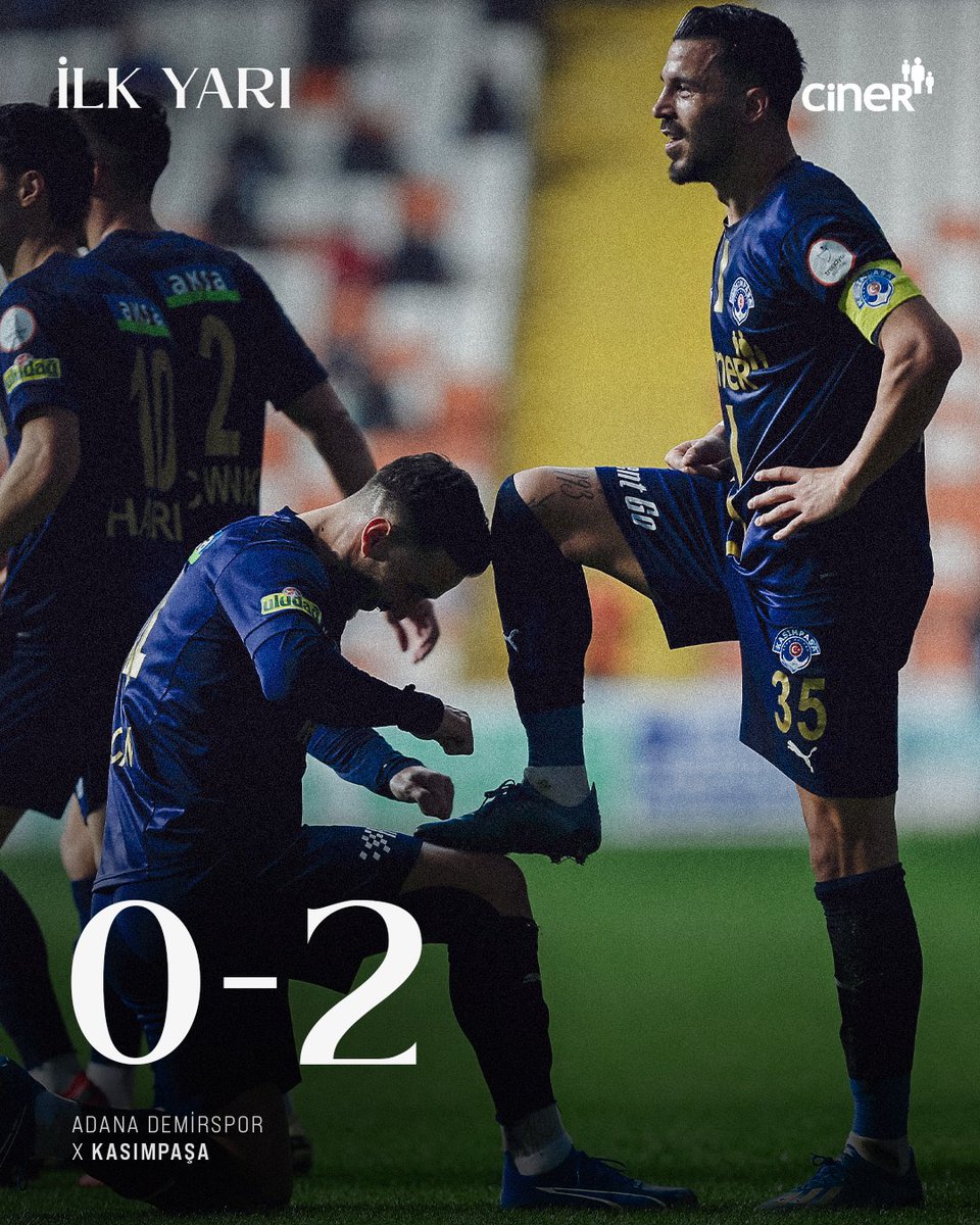 kasimpasa's tweet photo. ⚽️ İlk Yarı Sonucu.

#ADSvKAS https://t.co/c4QUVorb31