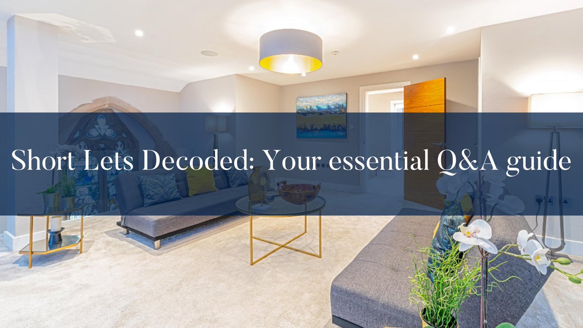 #JDWJournal | Short Lets Decoded: Your essential Q&A guide 'Short Lets offer flexibility and income opportunities for landlords and vendors alike. Let’s take a look at some commonly asked questions.' Click the link to read the article: johndwood.co.uk/journal/short-…