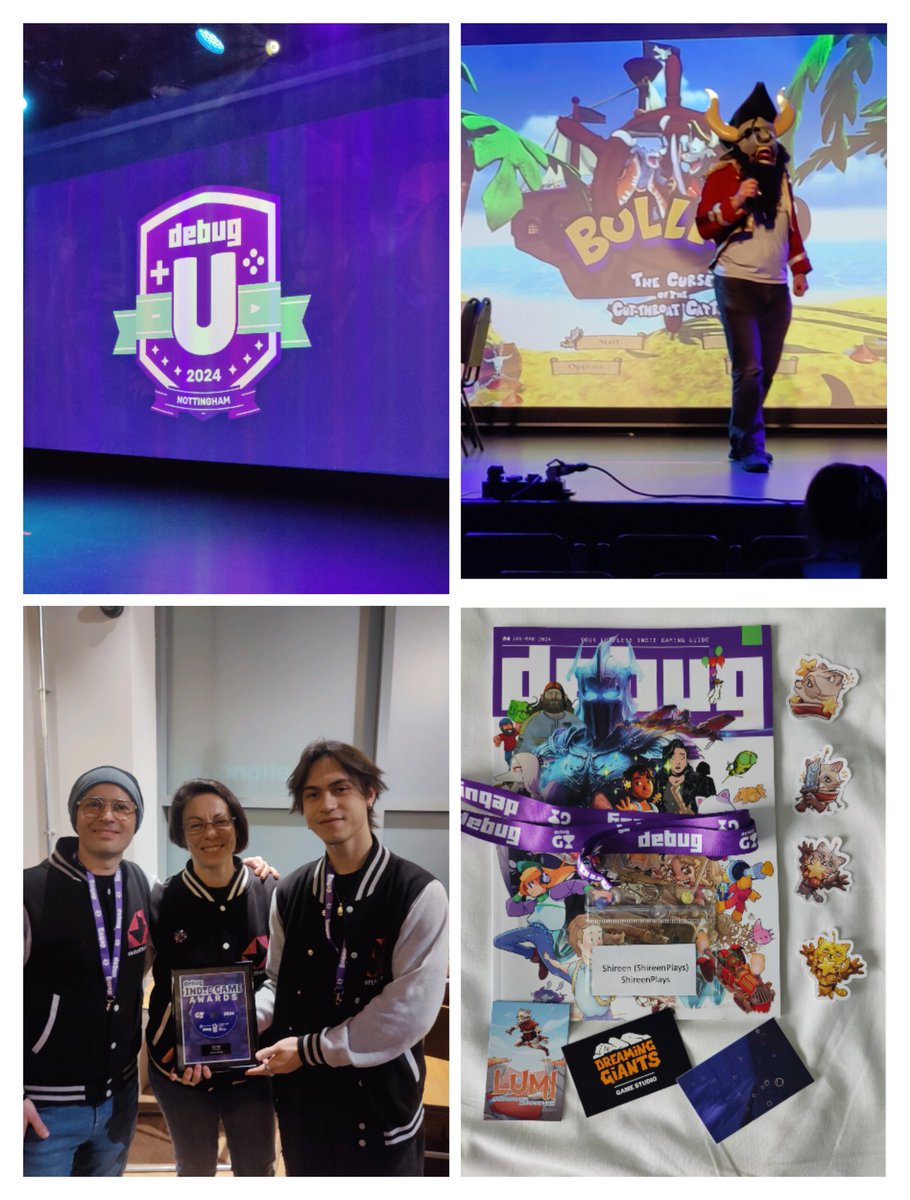 ShireenPlays's tweet photo. One week ago today, I was lucky enough to be invited to @debugmagazine's indie game awards.
It was a day filled with so much of joy, wonderful people and great games. I won't forget it a time soon! 😊
#IndieGames #DebugAwards #DebugIndieGameAwards #IndieDev https://t.co/FHIzRTzNbQ