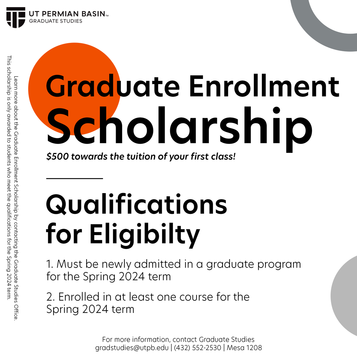 UTPB Graduate Studies tweet media