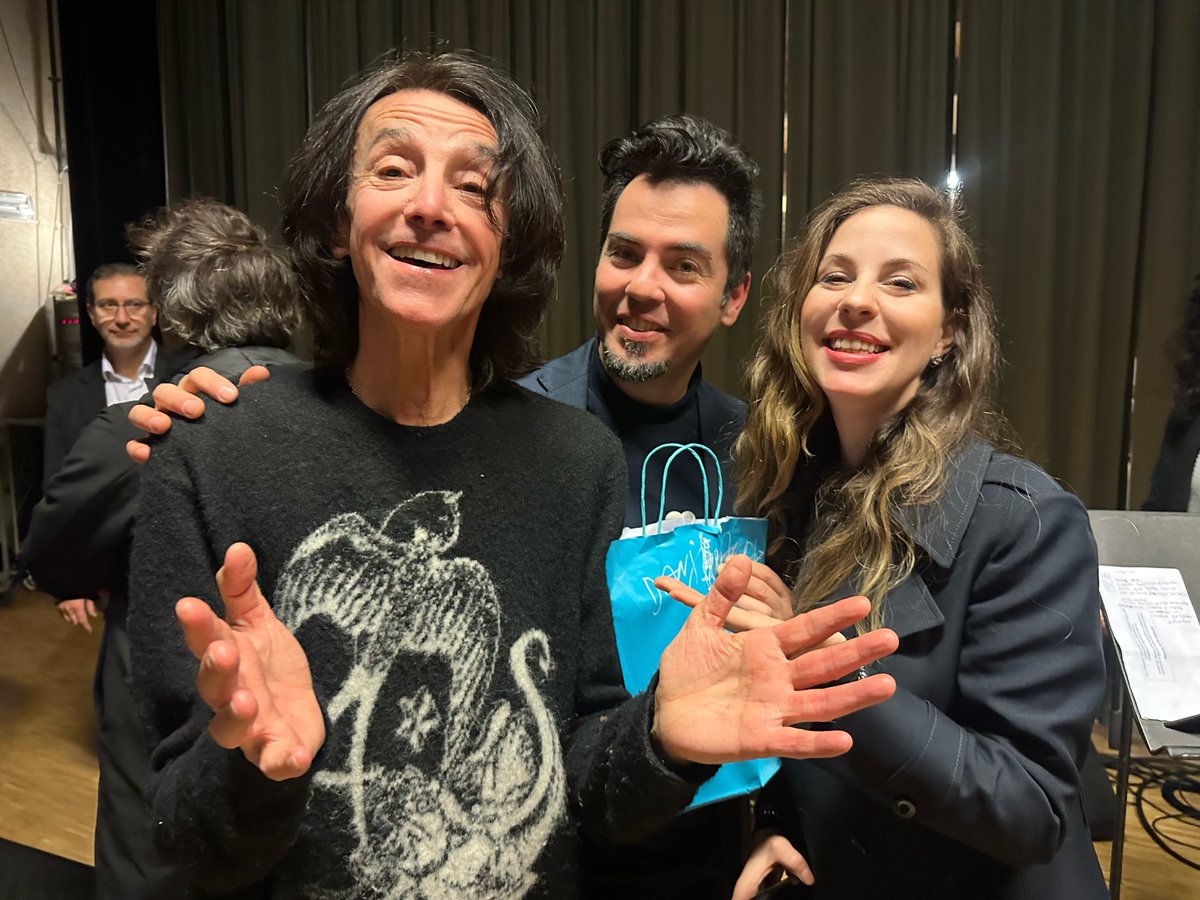 DanielaBessia's tweet photo. @albertofortis ’s concert last weekend at Teatro Corallo in Bardolino, Italy, with his amazing band was truly special ❤️
🙏Thank you,  Alberto, for the opportunity and for having us! 🎤Don’t forget to listen to his latest release, ‘Mambo Tango &amp; Cha Cha Cha’ Show some love
#music https://t.co/kcvIoQ2FES
