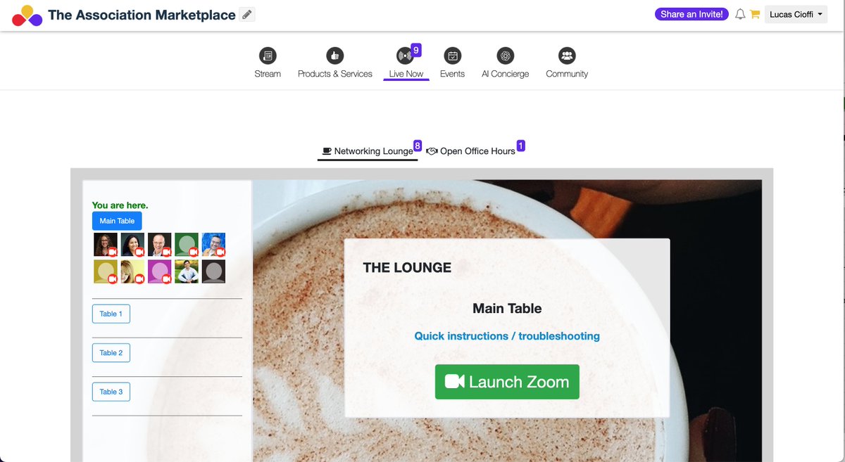 It's happening!  We have started the series of short onboarding calls to help everyone who wants to be listed in the #Association Marketplace.  Here's a screenshot of one today.  The first 100 receive a 90-day free trial: associationmarketplace.ai  We're here to help!