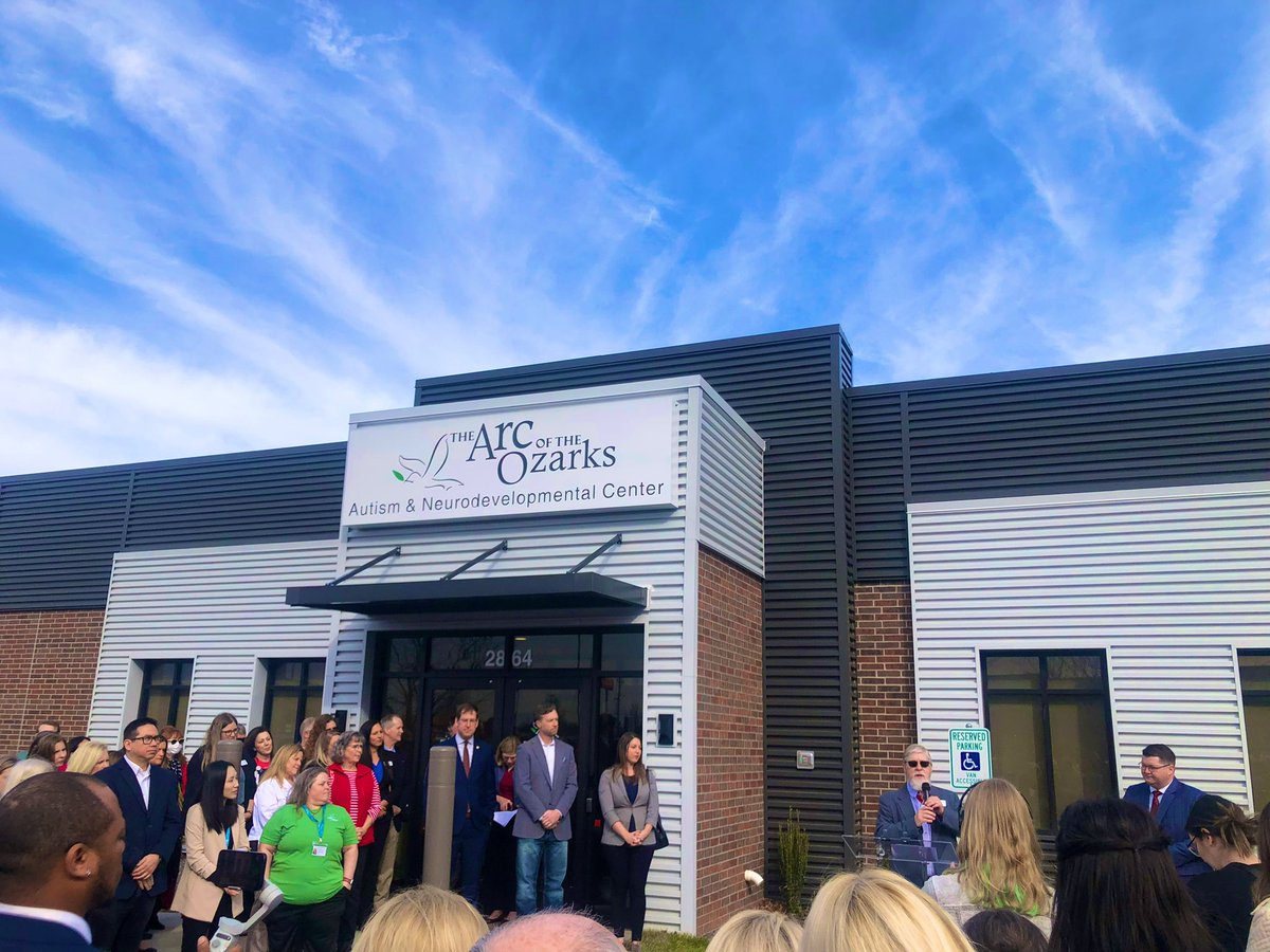 GSGjcmo's tweet photo. The @arcoftheozarks officially opens its doors on its new facility! @FirstLadyTeresa gathered with Springfield leaders and legislators to celebrate. Happy to be included and part of such a great community partnership. @CityofSgf https://t.co/NX4nCFVIZO