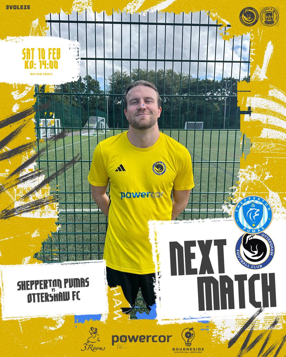 Ottershaw FC (@ottershawfc) on Twitter photo Away game tomorrow vs <a href="/sheppertonpumas/">Shepperton Pumas FC</a>
Matthew Arnold
2pm KO.
Come down and show your support!
#UTO 🦦🔵🟡 Away game tomorrow vs <a href="/sheppertonpumas/">Shepperton Pumas FC</a>
Matthew Arnold
2pm KO.
Come down and show your support!
#UTO 🦦🔵🟡