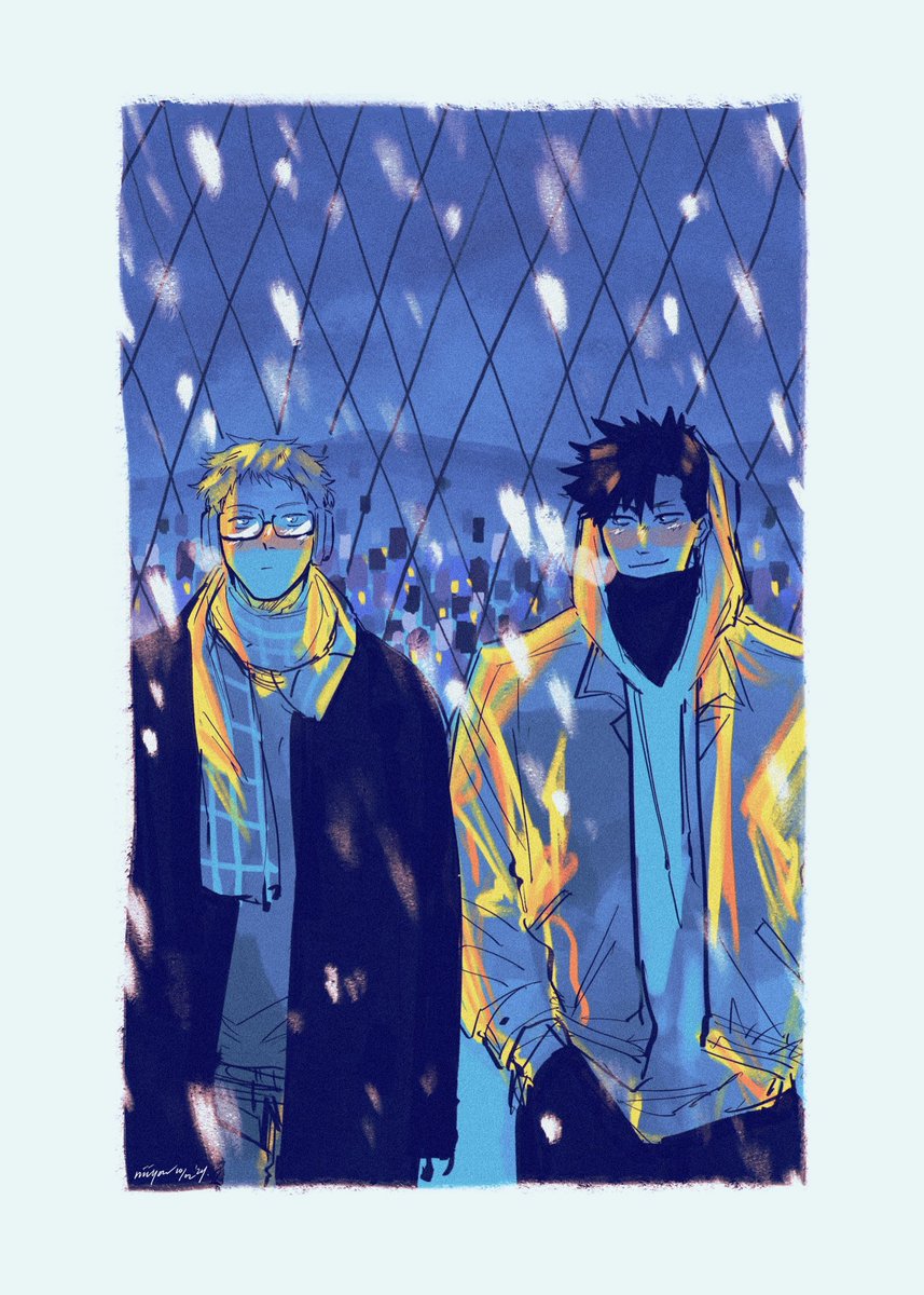 rkgk ❄️☃️✨ #クロ月 #kurotsuki