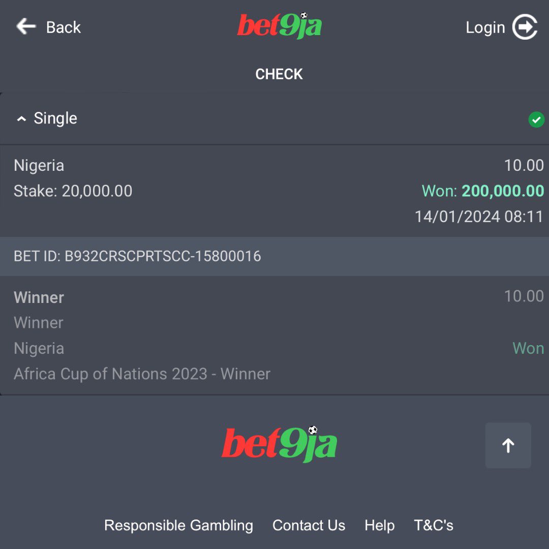 Nigeria's journey to AFCON glory is backed by #Bet9jaPays with early payouts! It's more than just a bet – it's a testament to having  faith in Super Eagles' triumph.