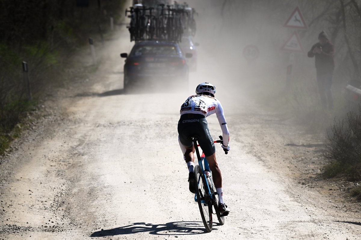 StradeBianche's tweet photo. 👑Champions in the making! The Strade Bianche @Ca_Ita is coming back, and it's almost time to kick up some legendary white roads! 

#StradeBianche https://t.co/MEWTJ74lpO