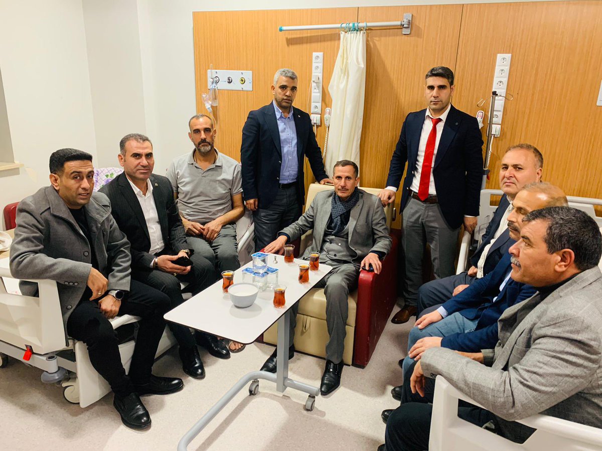 MHPcCceylanpinr's tweet photo. İlçemiz Devlet Hastanesinde yatmakta olan vatandaşlarımıza geçmiş olsun ziyaretinde bulunduk.
Tüm şifa bekleyen vatandaşlarımıza Rabbimizden şifa dileriz.
#MHPcCceylanpınar https://t.co/ji1DmGRk2H