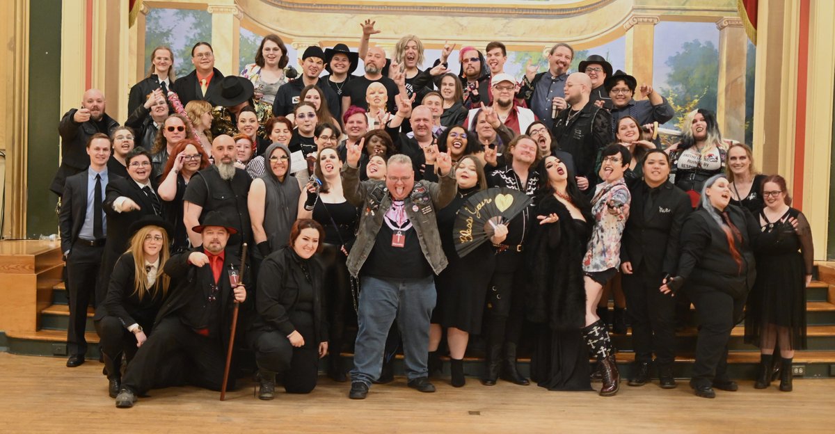MattStormcrow's tweet photo. These group shots of the Austin Vampire LARP cast are absolutely wonderful. I love this community and all the work we've put into it. #vamily #vampirethemasquerade #vampirelarp https://t.co/A28WDFK0yE