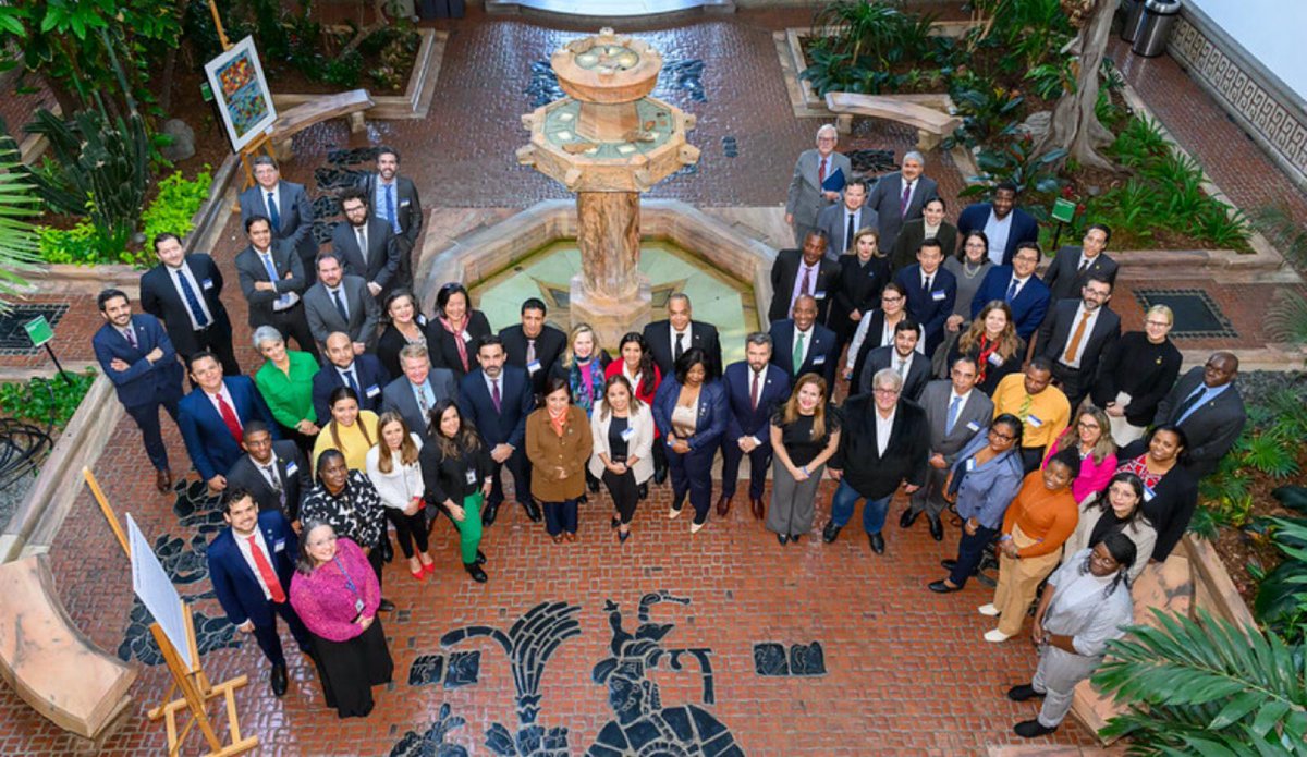 OEA_SegPublica's tweet photo. Esta semana, expertos internacionales y autoridades de países @OEA_Oficial ofrecieron sus análisis y recomendaciones sobre la #TrataDePersonas en la reunión #7TIP

Accede a los videos, fotos y documentos oficiales en la web del evento👇https://t.co/LFLNyfqENx https://t.co/E9MiPgWb6V