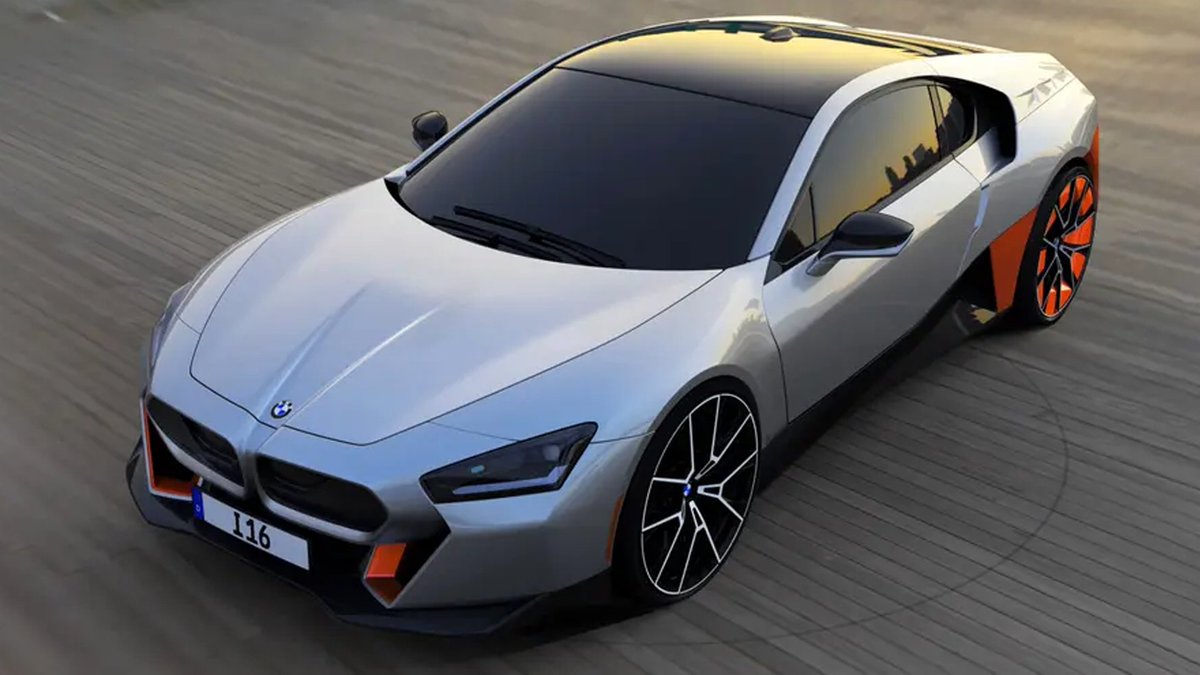 BBC_TopGear's tweet photo. Stop the press! BMW reveals secret supercar sketches of an ‘i16’. The future was supposed to look like this. Instead we got the XM. *Sigh* → https://t.co/hlzeZje8xL https://t.co/SRLnBT0Flj