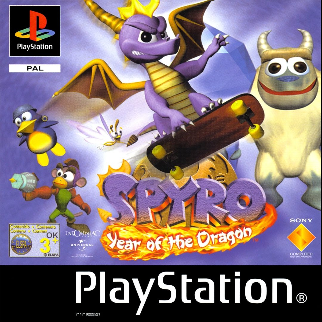 ZaZenArcade's tweet image. SPYRO 3 : YEAR OF THE DRAGON
• PlayStation / 2000.
* Box Art 

#Spyro3YearOfTheDragon #Spyro #Insomniac #PS1 #PlayStation #YearOfTheDragon #ZenArcade