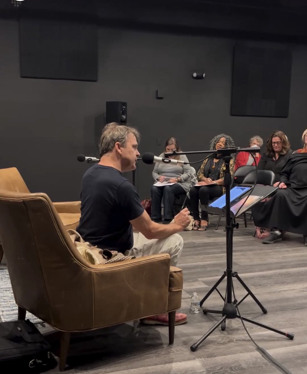 MarcoRadioShow's tweet photo. Back from a brilliant few days writing and a couple of readings - including a live performance of my radio show in front of an audience! - @SandcastleRadio #RadioIsNotDead festival in #Pensacola Florida. 
#sandcastleradio https://t.co/TXHjdeYKDD