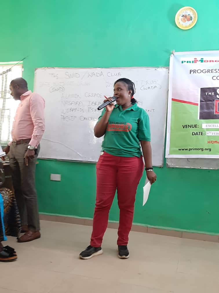 ngoagu's tweet photo. With @adah_obi on the #SWiD initiative.... Sensitizing the younger generation on the dangers of drug abuse.... I learnt a lot today, I confess. Thank you @officialPrimorg and the whole team. It was fun! Let's do this again! https://t.co/qb7eswqiS0