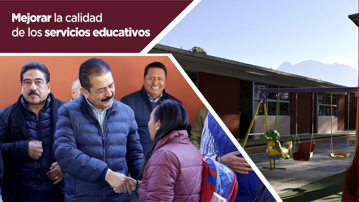 secti_edomex's tweet photo. Reafirmando el compromiso de la Gobernadora @delfinagomeza, de mejorar la calidad de los servicios educativos, #HoyEnTuEscuela el Srio. Miguel Ángel Hérnandez Espejel, realizó la entrega de infraestructura en el Jardín de Niños "Rosaura Zapata", en #Ayapango. 🏫
#ElPoderDeServir https://t.co/hSaHPFWIEm