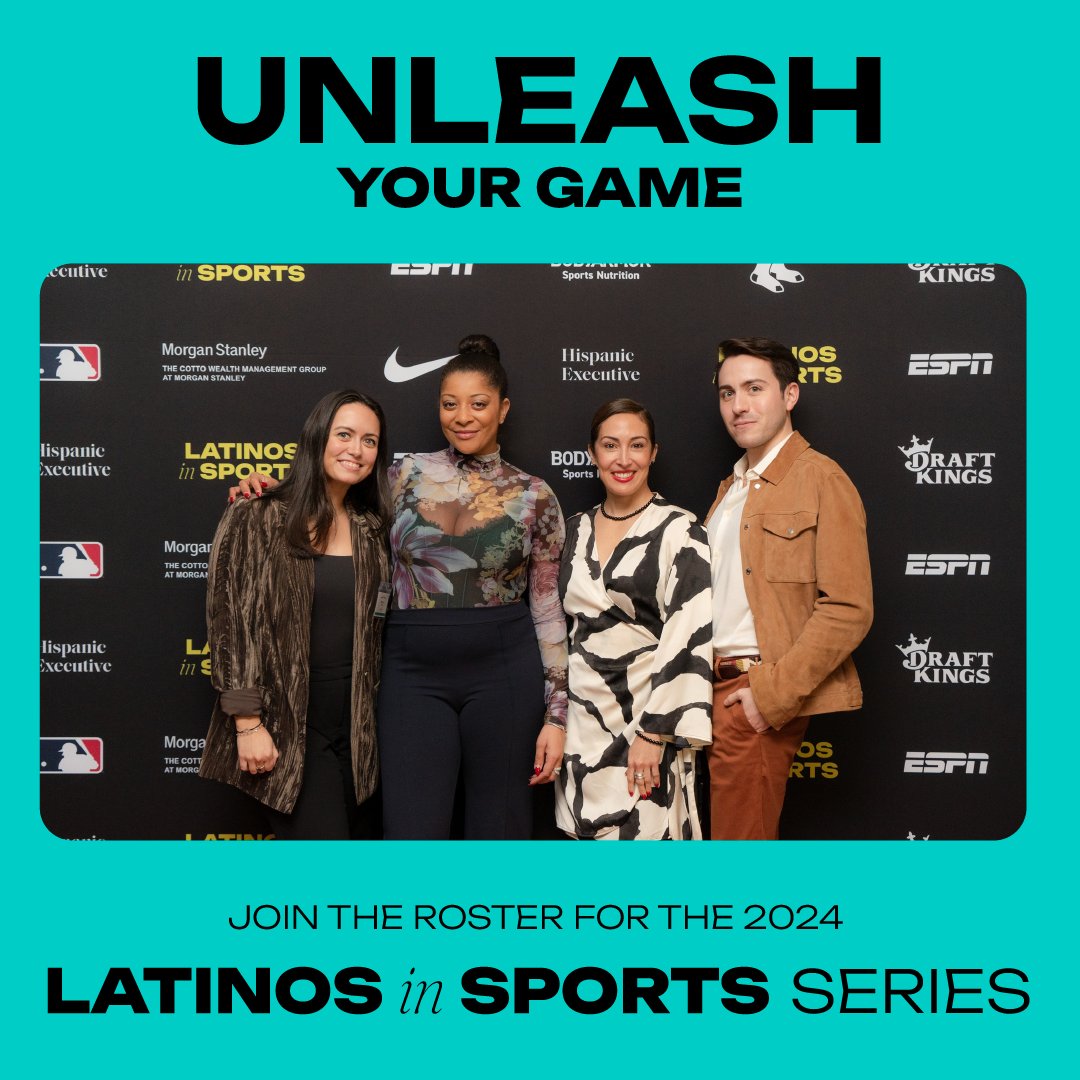 🏆 Calling all Latinos in Sports! Share your story in our 2024 Latinos in Sports Digital Series. Submit now! #LatinosInSports #SubmitNow 📝🔗hubs.la/Q02kwYC80