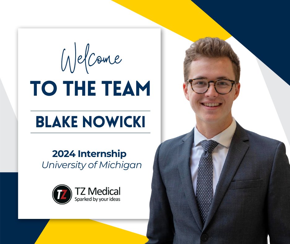 medical_tz's tweet photo. We're excited to announce that Blake Nowicki has committed to participate in our 2024 Sales Internship program. He will graduate from the University of Michigan in May! Welcome, Blake! #2024SalesInternship #SalesInternship #MedicalDeviceSales https://t.co/2tBwtS8YnI