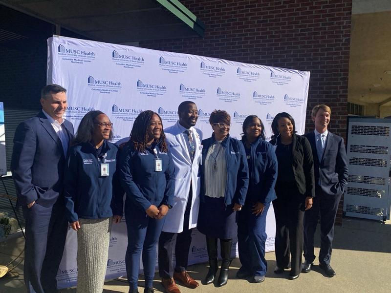MUSChealth's tweet photo. MUSC Health has officially opened its primary care location in Blythewood, SC. Visit Dr. Dione Foster and his amazing staff at 738 University Village Drive #ChangingWhatsPossible
#SouthCarolina #SCMidlands #SChealth https://t.co/1B6wTMDcWQ