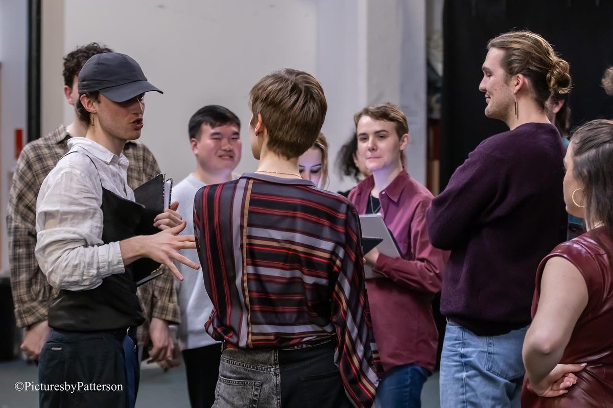 SamWoof_'s tweet photo. I loved pretty much every minute of writing SATYRS - a beautiful, epic, queer opera - with the one and only @TobyAndHerSon. Big thanks to @RoyalAcadMusic and @j4jessicawalker for letting us take over the theatre. Sending love to everyone who was involved xx https://t.co/r3gLhr9Wq8