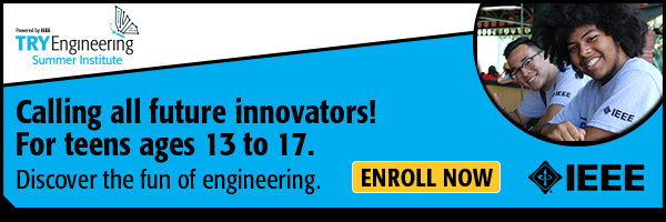 IEEEeducation's tweet photo. We're excited to announce that registration is now open for the 2024 IEEE TryEngineering Summer Institute program for students ages 13-17! Learn more about our upcoming summer sessions and locations: https://t.co/9Xdp11WqTg
#Summercamp #EngineeringCamp #HighSchoolStudents https://t.co/ES7yDNWgoH