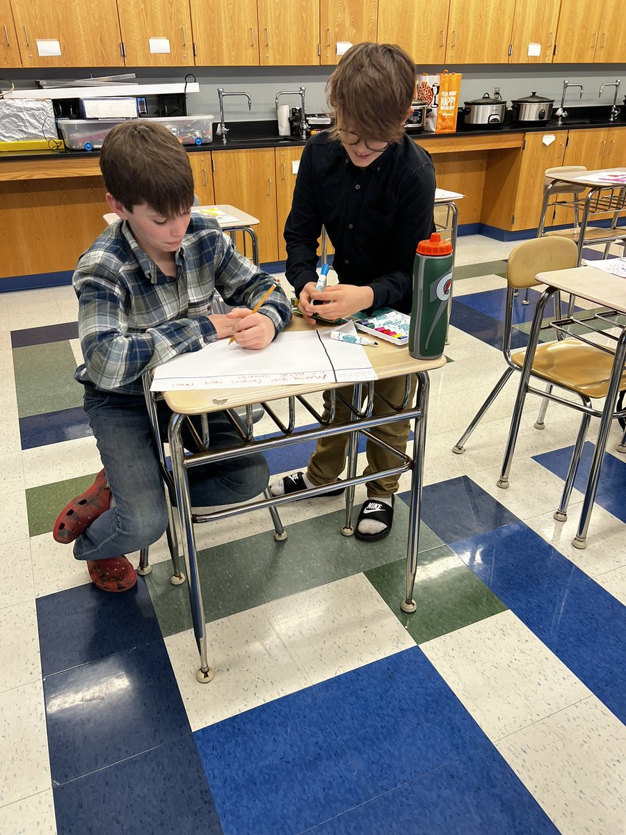 Creativity is flowing in Wellness class.