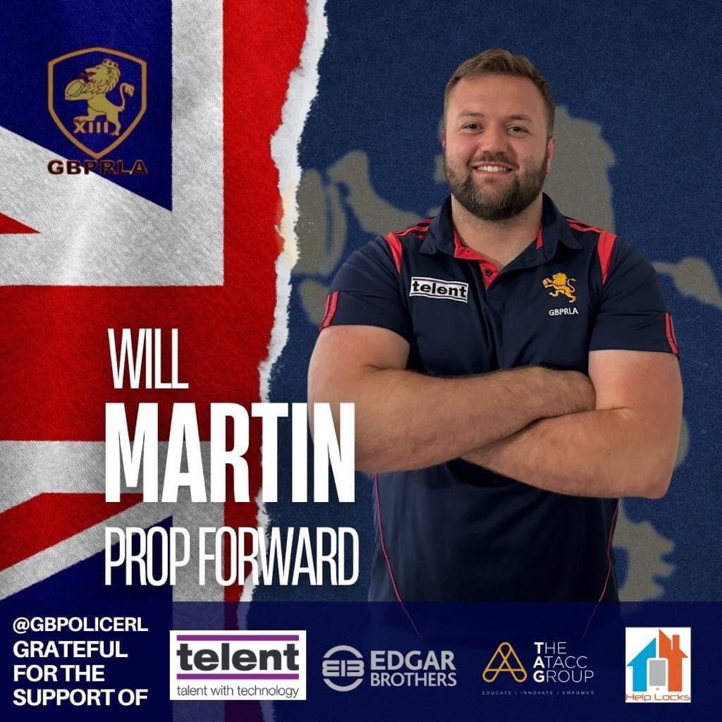 OssettRugby's tweet photo. #BigNews we are beyond proud to announce 2 members of our #rugbyfamily will #represent @GBpoliceRL - #GreatBritain #Police #RugbyLeague Association in #Australia.  

8 Will Martin and physio Bee Nixon will be taking on their #Australian counterparts. Congratulations ❤️🤍🖤 #rugby https://t.co/sTincvvfUQ