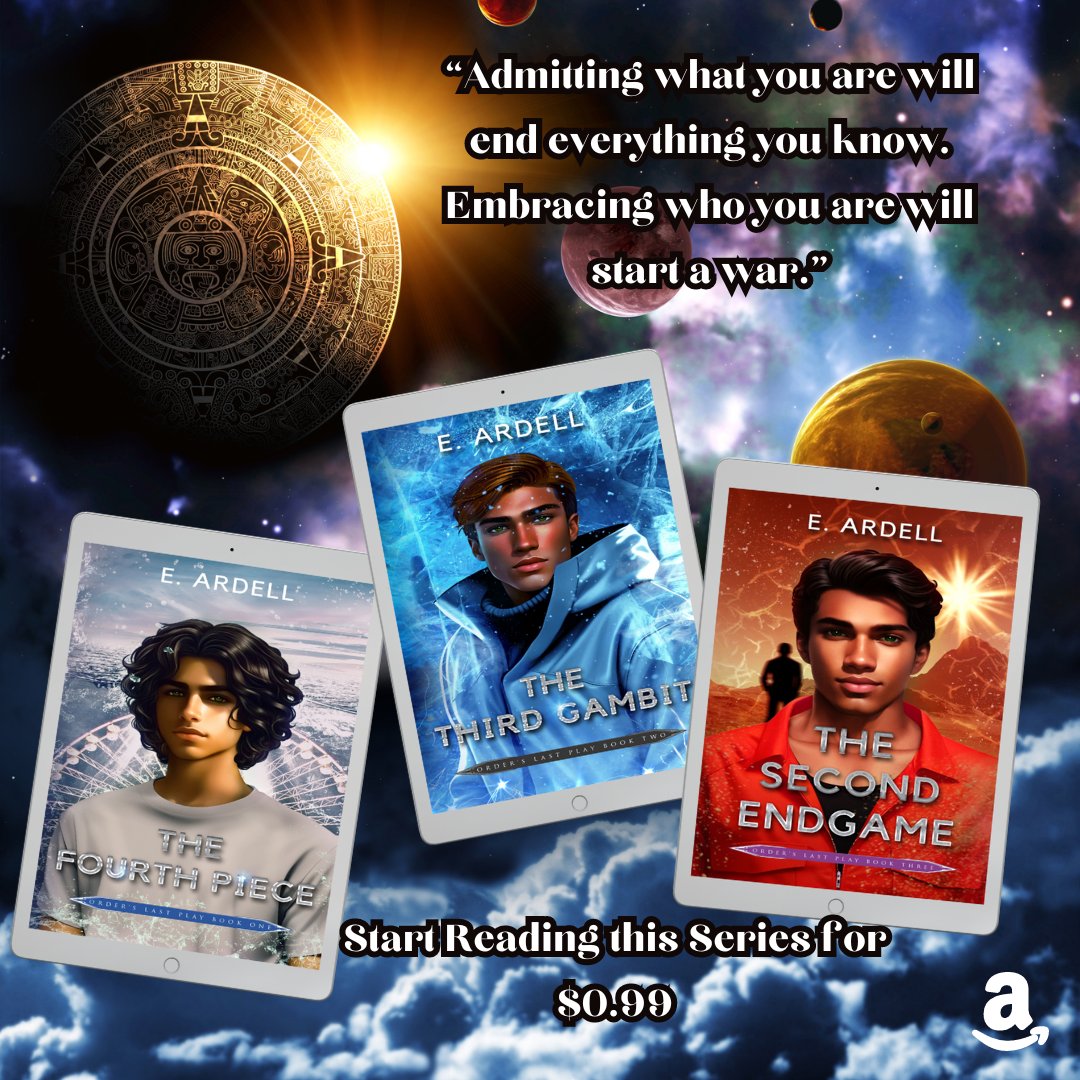 E_Ardell's tweet photo. Join the brothers on their quests for self-reliance, purpose and saving everything they love as they race against a godly clock ticking toward annihilation. #YAScifi #OrdersLastPlay #ScienceFiction #Fantasy #SpaceOpera #Readers #Bookish #Diversebook #BIPOCAuthor #spaceodyssey https://t.co/jR7Ejf5GtN