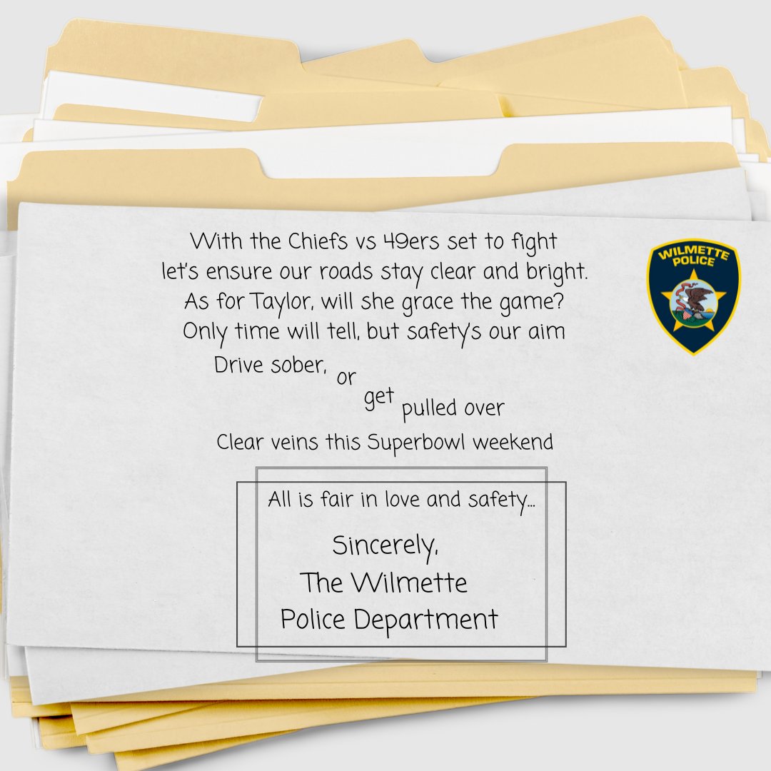 Remember to celebrate responsibly this Superbowl weekend!! 🏈🚙🚔