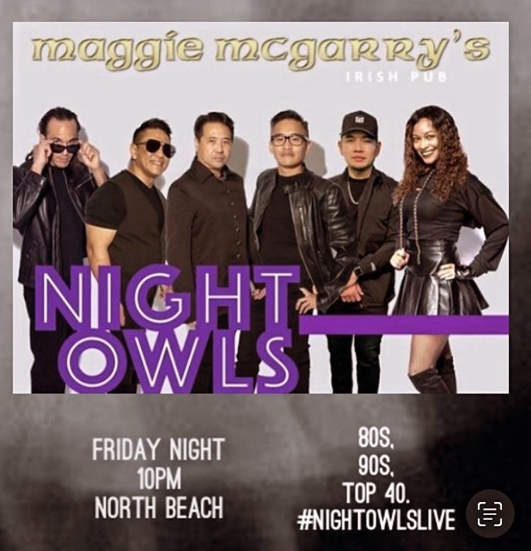 On a rockin Grant Avenue, the Night Owls return. #livemusic #northbeach
