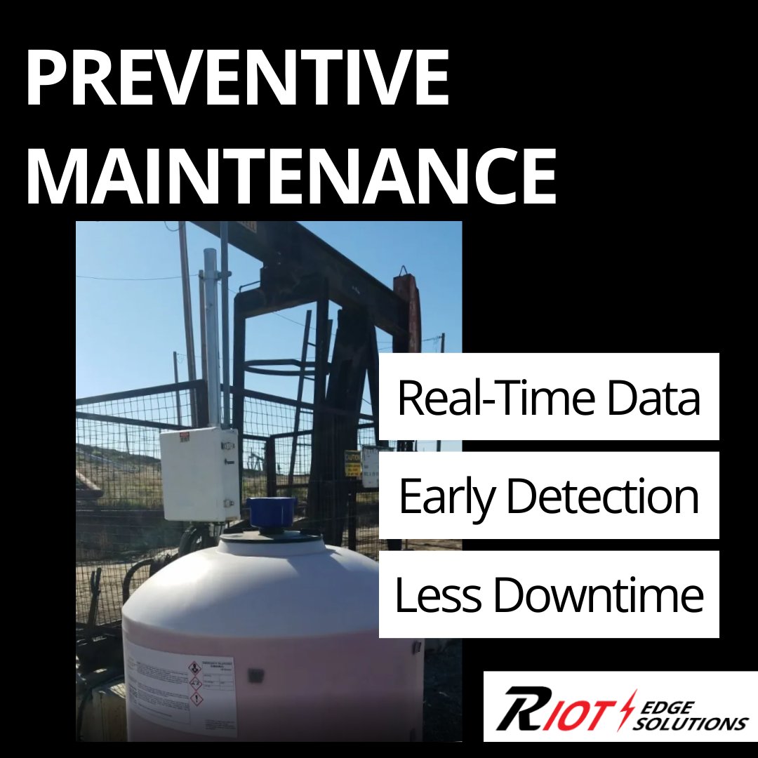Stay ahead of the curve with RIOT Edge Solutions! Our tech transforms preventive maintenance, saving time & costs by foreseeing issues before they arise. #PreventiveMaintenance #RIOTEdge #SmartOperations