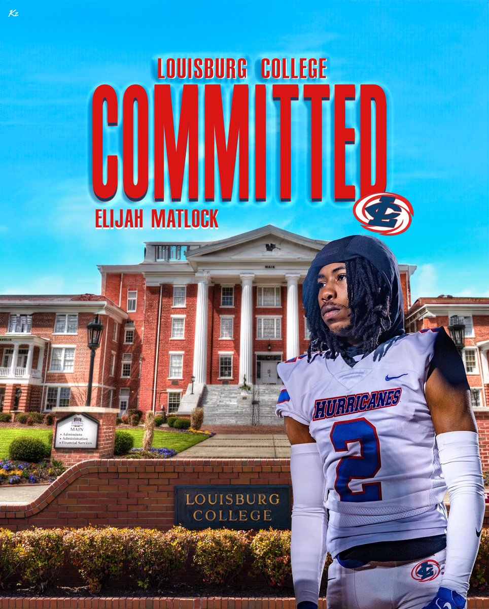 Elijah Matlock (@elijahmatlock4) on Twitter photo 100% committed. Let’s work!!❤️💙 <a href="/Louisburg_FB/">Louisburg College Football</a> <a href="/Coach_Colant/">Caysey Colant</a> <a href="/CoachJ1208/">Coach Johnson</a> 100% committed. Let’s work!!❤️💙 <a href="/Louisburg_FB/">Louisburg College Football</a> <a href="/Coach_Colant/">Caysey Colant</a> <a href="/CoachJ1208/">Coach Johnson</a>