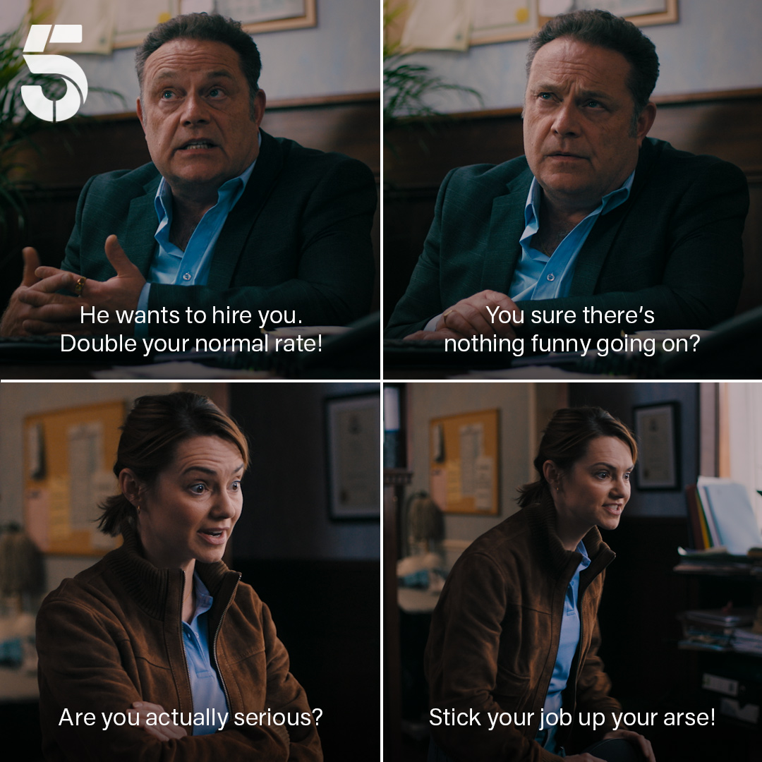 channel5_tv's tweet photo. Is Rachel's job offer too good to be true..? 👀

📺 Too Good To Be True starts Wednesday 14th February 9pm on Channel 5 &amp; My5 https://t.co/Gub9aYIfDV