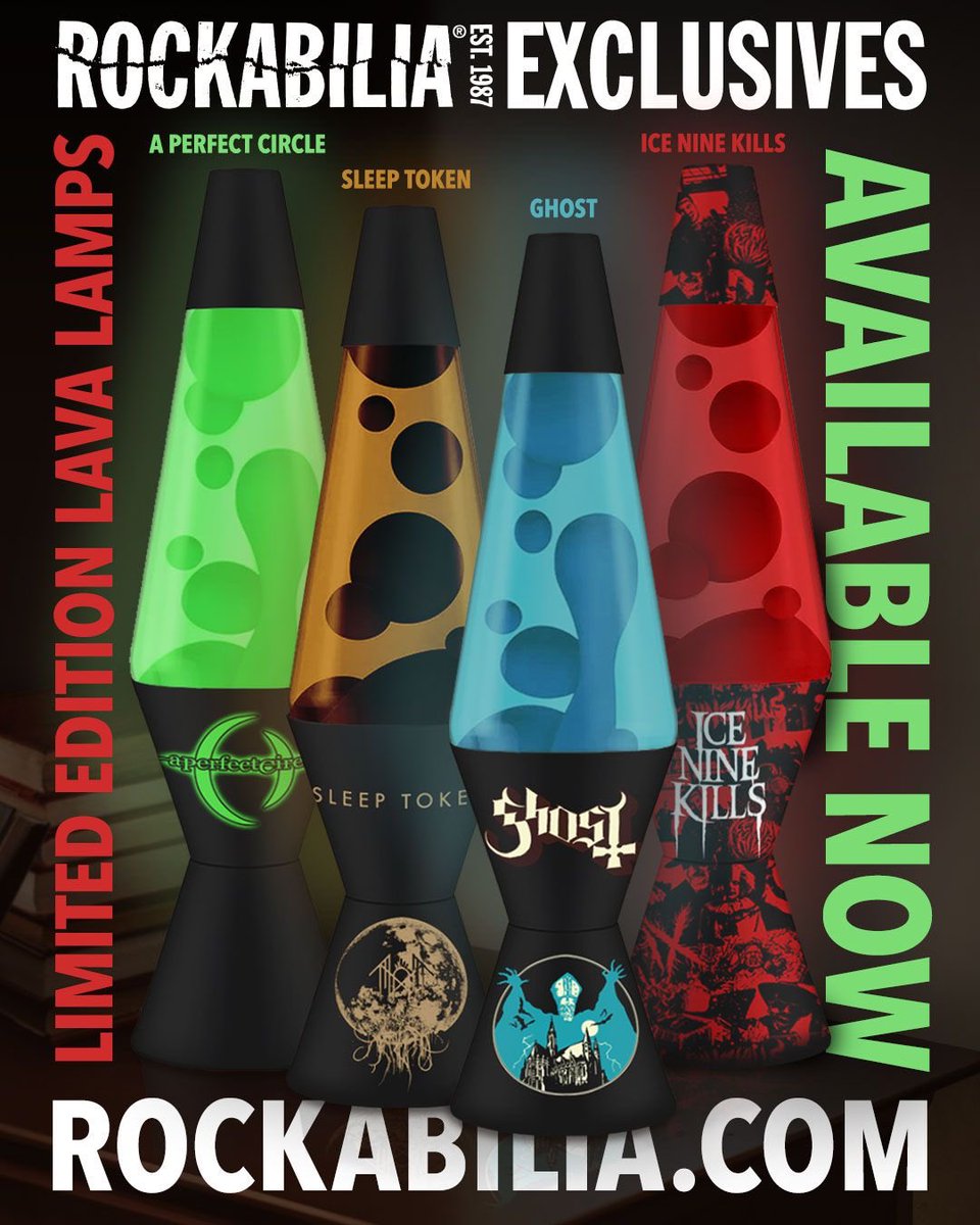 rockabilia's tweet photo. Our Exclusive, Limited Edition “I Lava You” Collection is ON SALE NOW at https://t.co/gKhasRXA5H!
👁🌋🫵
@thebandGHOST @ICENINEKILLS @Sleep_Token @aperfectcircle
💙❤️🤎💚
#APerfectCircle #IceNineKills #ILavaYou #Rockabilia #SleepToken #ValentinesDay https://t.co/h58al3oPvP