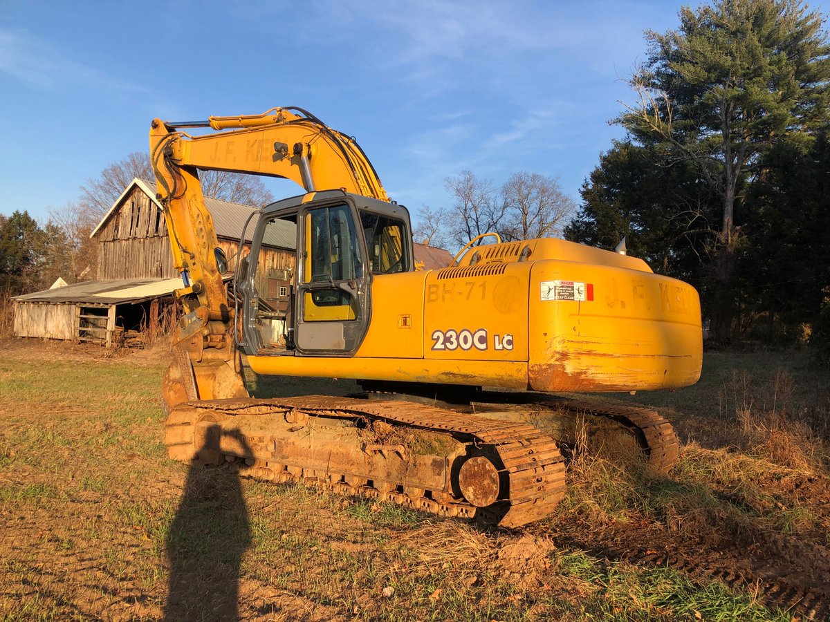 2003 John Deere 230C LC Excavator.  Stock # 4416-JG.  $ 42,900.00
Good condition, auxiliary hydraulics, manual thumb, 36 Inch digging bucket, quick coupler, A.C. May need undercarriage chains replaced soon. 
mideastequip.com/for-sale/2003-… 
For more information call Jim @ 860-836-7796