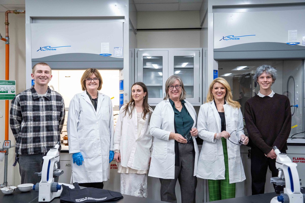 CSUAmyParsons's tweet photo. Congratulations to @HealthHumanSci and the Design and Merchandising department on the grand opening of the new Textile Science Laboratory and Library at the Gifford Building! 

Special thanks to everyone who made this new space possible! https://t.co/zYC2xfOA4K