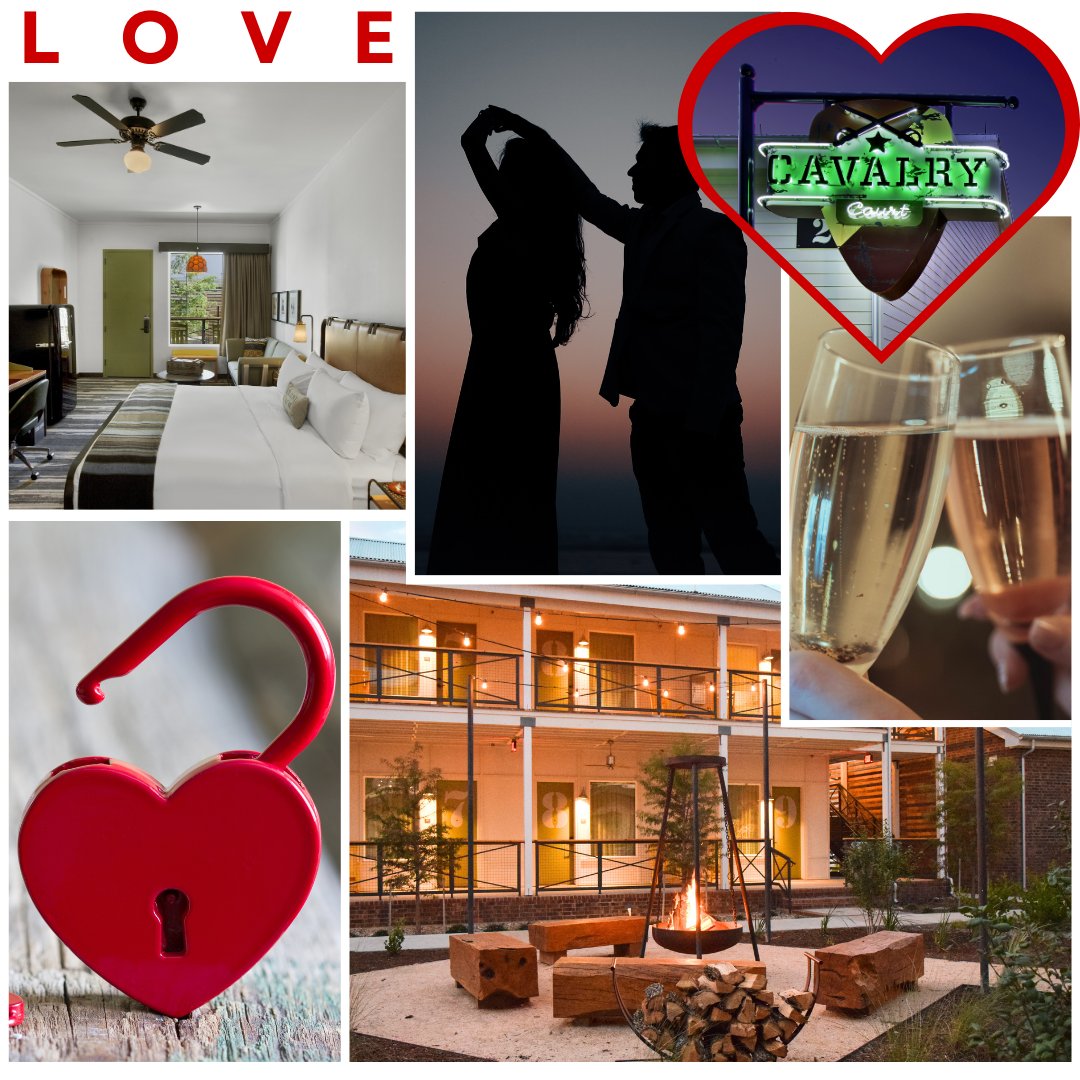 🌹❤️Love is in the Air at Cavalry Court! February is the month of love, and Cavalry Court is the best hotel in College Station for a romantic getaway. Special Offers: bit.ly/3hYkG8i