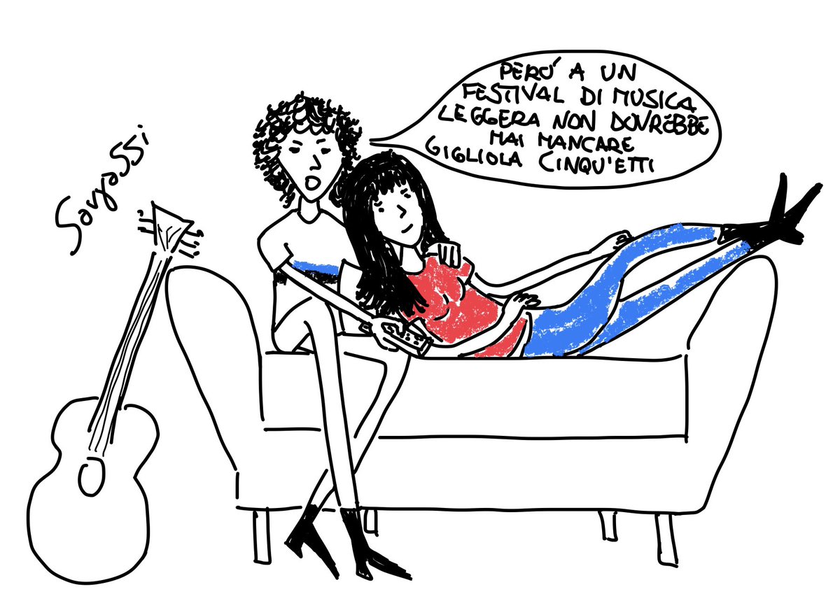 A un Festival di musica leggera non dovrebbe mai mancare Gigliola Cinqu’etti.
#sargassi
#Sanremo2024