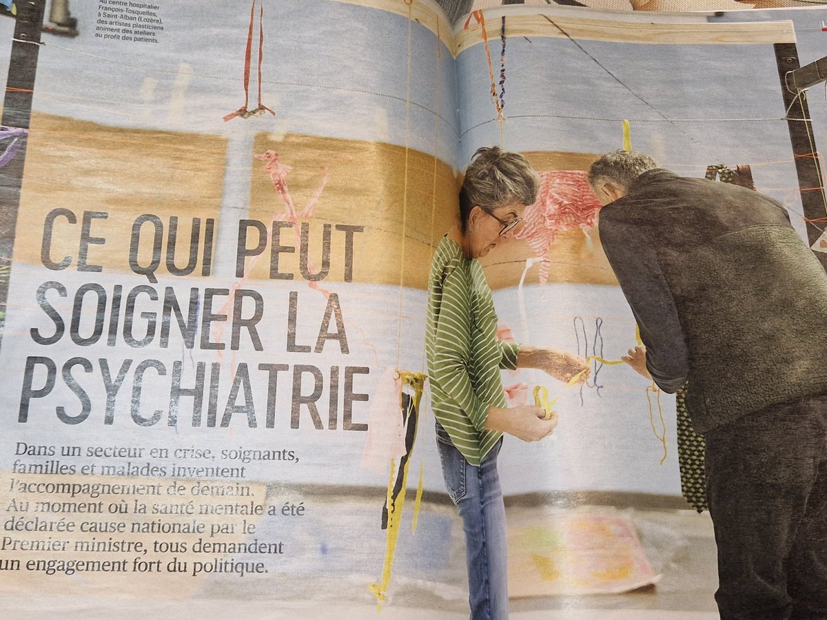 psy_massondavid's tweet image. 'On ne cherche plus l'absence de symptôme, mais un rétablissement personnel, une vie qui ait du sens"
Merci à @LaVieHebdo d'avoir permis de parler des évolutions de la psychiatrie dans ce beau dossier   "Ce qui peut soigner la #psychiatrie". A découvrir dès maintenant en kiosque