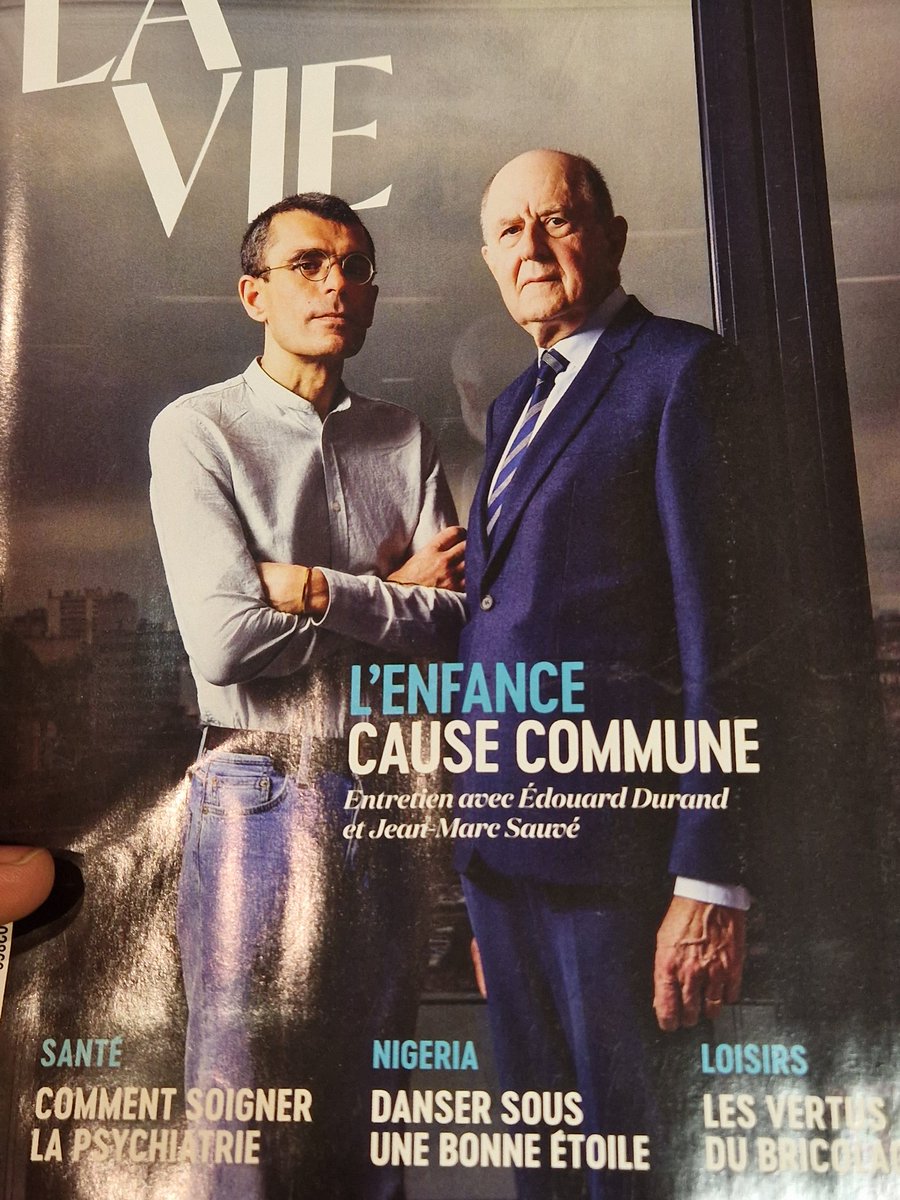 psy_massondavid's tweet image. 'On ne cherche plus l'absence de symptôme, mais un rétablissement personnel, une vie qui ait du sens"
Merci à @LaVieHebdo d'avoir permis de parler des évolutions de la psychiatrie dans ce beau dossier   "Ce qui peut soigner la #psychiatrie". A découvrir dès maintenant en kiosque